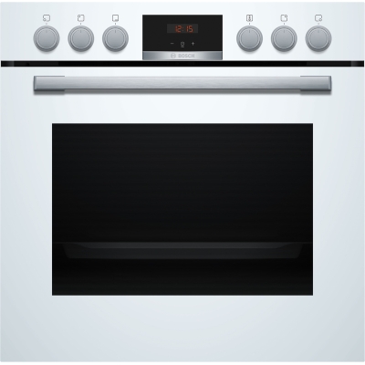 Bosch HEA513BW3, Series 4, built-in stove, 60 x 60 cm, white, EEK: A+, with 5 year guarantee!