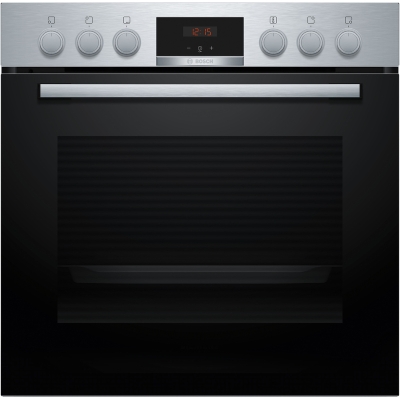 Bosch HEB513BS3, Series 4, built-in stove, 60 x 60 cm, stainless steel, EEK: A+, with 5 year guarantee!