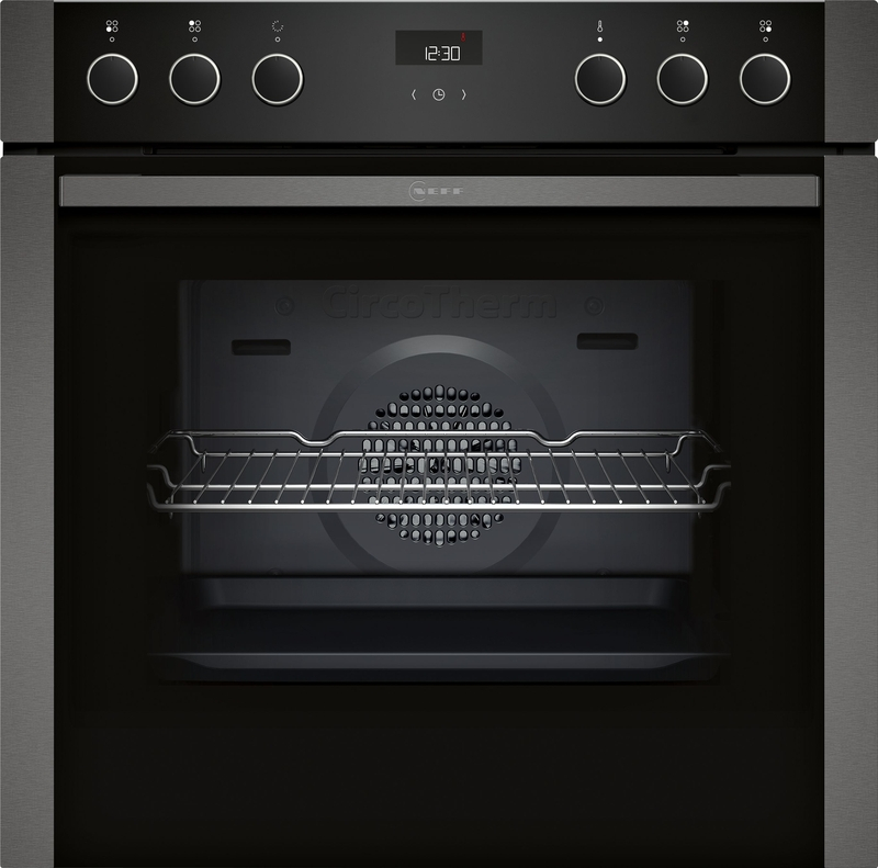 Neff E1ACE2AG3, встраиваемая плита с CircoTherm, графитово-серый, EEK: A+, с гарантией 5 лет!