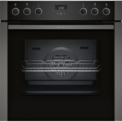 Neff E1ACE2AG3, built-in stove with CircoTherm, Graphite-Grey, EEK: A+, with 5 year guarantee!