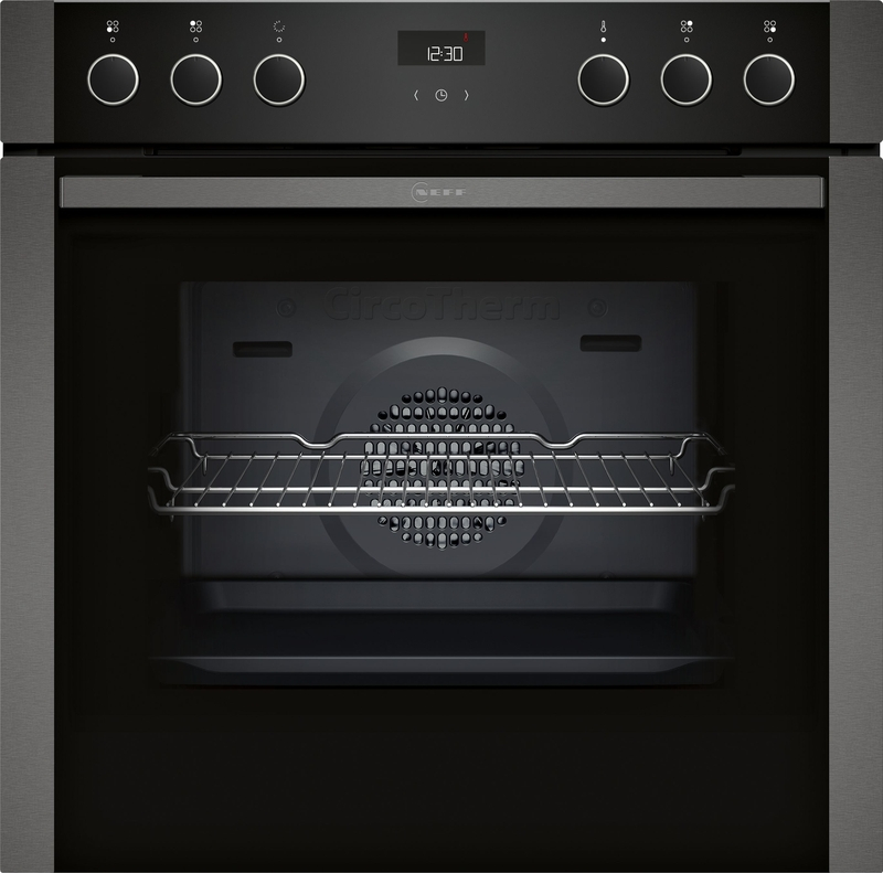 Neff E1ACE2AG4, sisseehitatud pliit CircoThermiga, Grafiithall, EEK: A+, garantiiga 5 aastat!