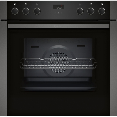 Neff E1ACE2AG4, built-in stove with CircoTherm, Graphite-Grey, EEK: A+, with 5 year guarantee!