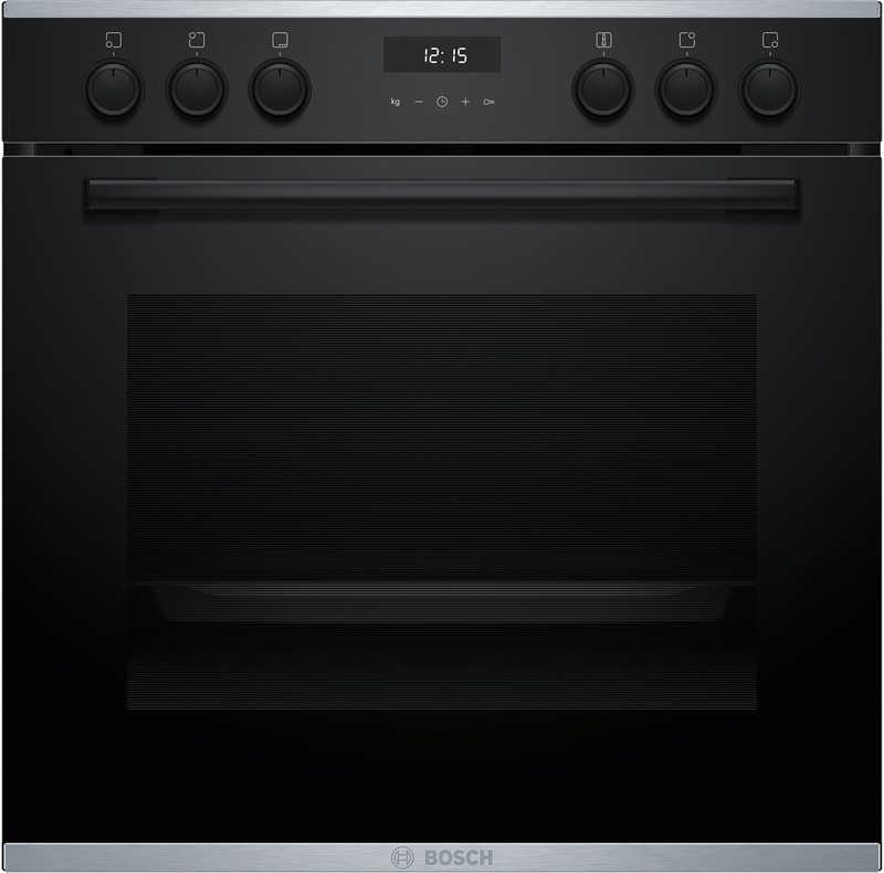 Bosch HEG237BB4, Series 6, sisseehitatud pliit, 60 x 60 cm, must, kr: A+, garantiiga 5 aastat!
