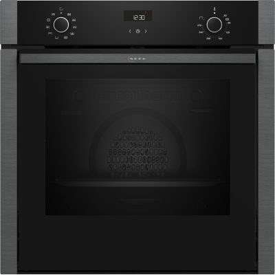 Neff B3ACE2AG3, built-in oven with Circo Therm and Hide, Graphite Gray, EEK: A+, with 5 year guarantee!