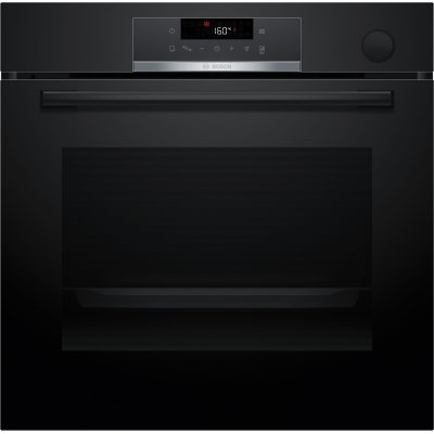 Bosch HRG532BB3, built-in oven with steam support, series 4, black, EEK: A+, with 5 year guarantee!