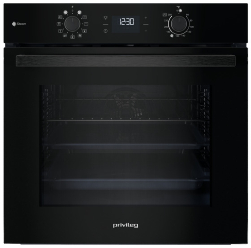 Privileg PBA3S85HU0K, hot air oven with 11 functions, EEK: A+, with 5 year guarantee!