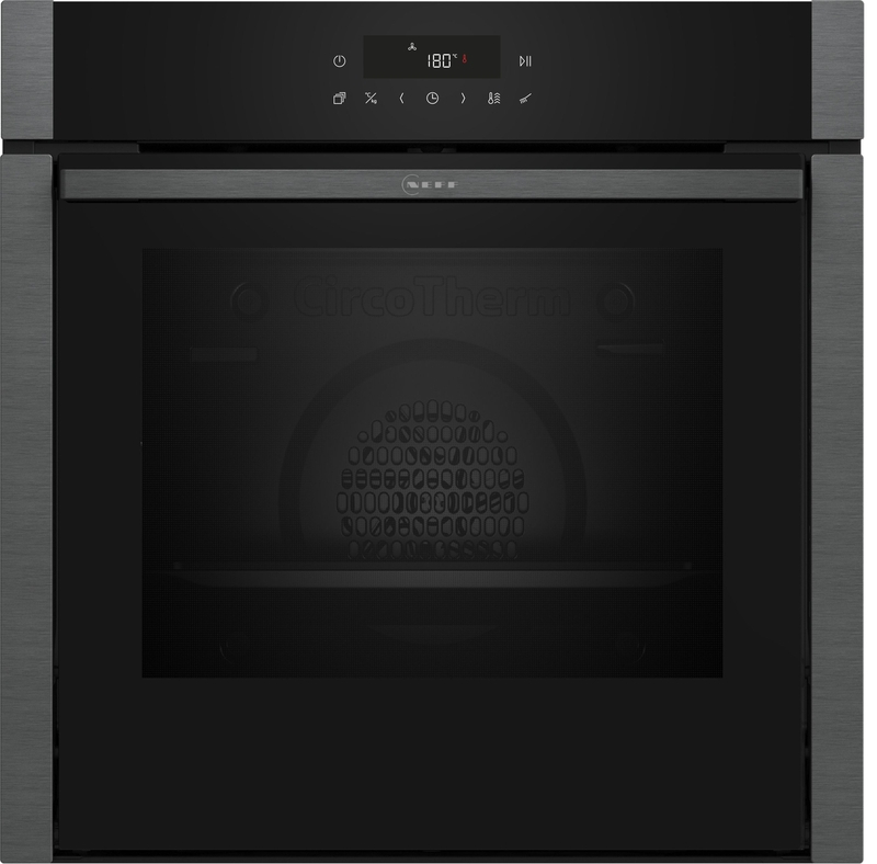 Neff B5ACJ7AG3, sisseehitatud ahi pürolüüsi ja Slide&amp;Hide, grafiithall, EEK: A+, 7-aastase garantiiga