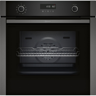 Neff B2ACH7AG3, built-in oven with pyrolysis and EasyClean, Graphite Grey, EEK: A+, WITH 7 YEAR WARRANTY