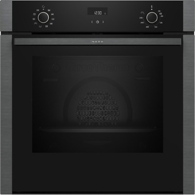 Neff B4ACE4AG3, built-in oven with CircoTherm and Slide&Hide, Graphite-Grey, EEK: A+, WITH 7 YEAR WARRANTY