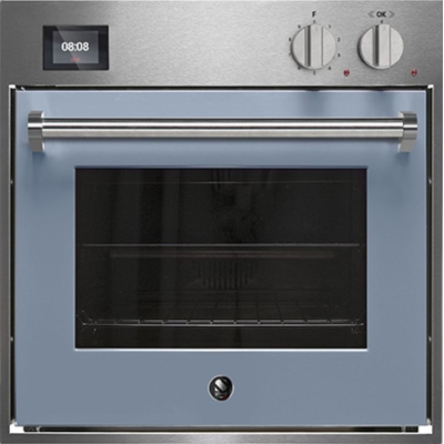 Steel Genesi 60x60, built-in oven, Combisteam, color Celeste, GQFE6-SCE, with 5 year guarantee!