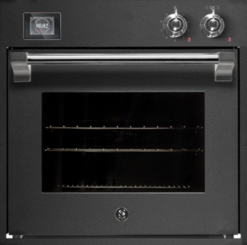 Сталь Аскот 60х60, встраиваемая духовка, Combisteam, цвет Антрацит, AQFE6-SAN, с гарантией 5 лет!