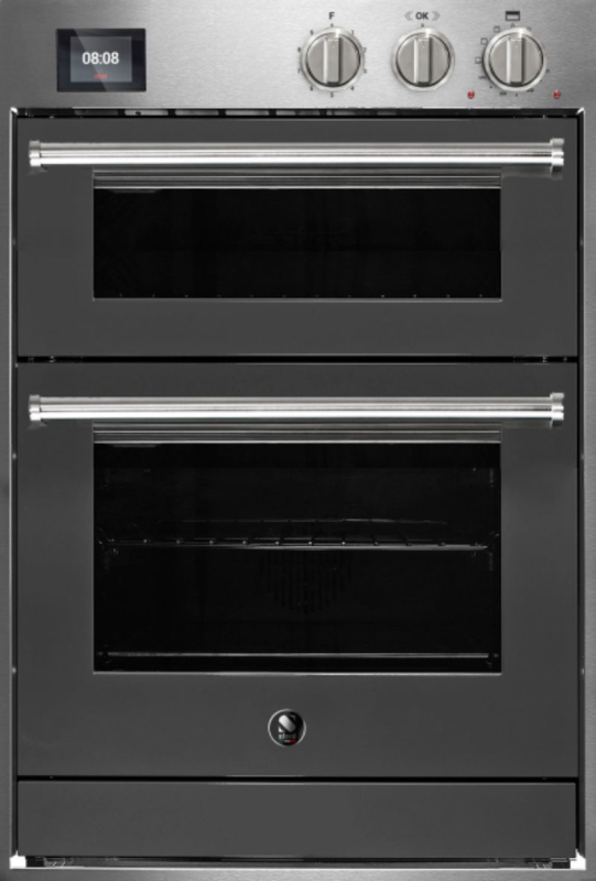 Steel Enfasi 60x90 Design 40, built-in oven, color Antracite, EQFFE6AN, with 5 year guarantee!