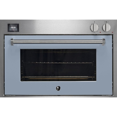 Steel Genesi 90x60, built-in oven, Combisteam, color Celeste, GQFE9-SCE, with 5 year guarantee!