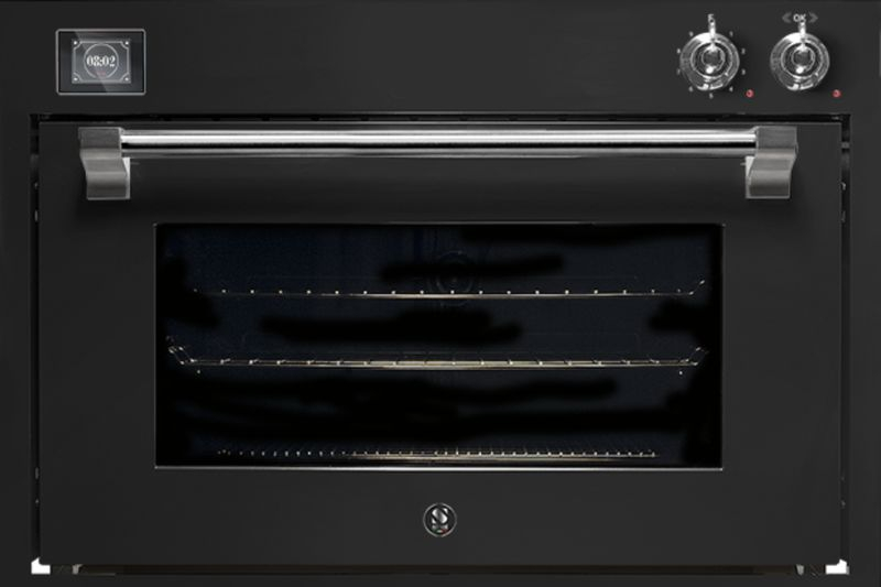 Terasest Ascot 90x60, sisseehitatud ahi, Combisteam, värv Nero, AQFE9-SBA, garantiiga 5 aastat!