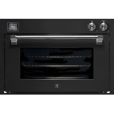 Steel Ascot 90x60, built-in oven, Combisteam, color Nero, AQFE9-SBA, with 5 year guarantee!