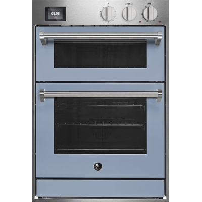 Steel Genesi 60x90, built-in oven, color Celeste, Combisteam, GQFFE6-SCE, with 5 year guarantee!