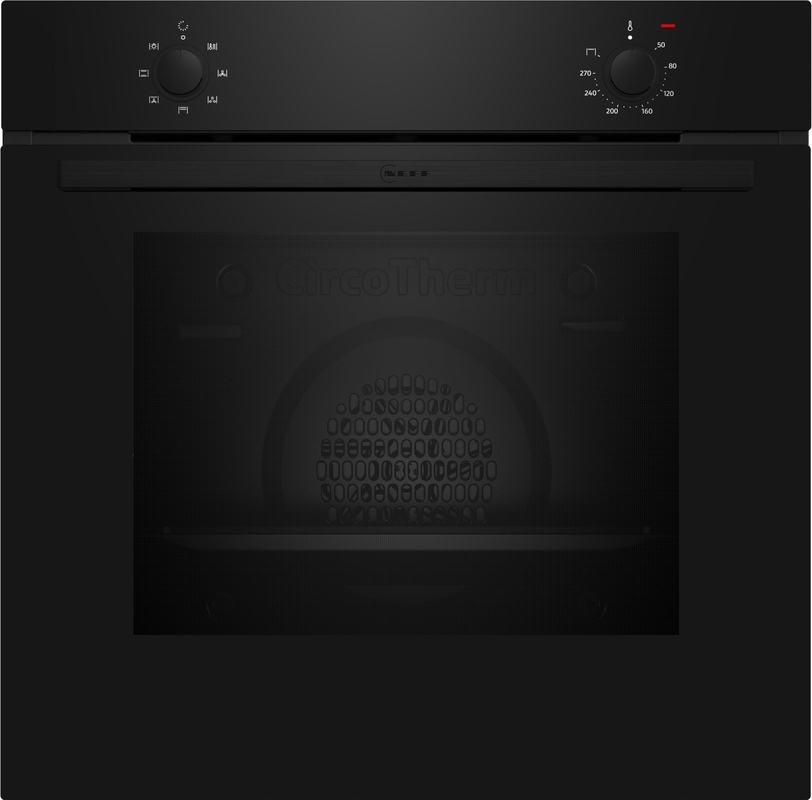 Neff B1DCA0AK0, built-in oven with Circo Therm, black, EEK: A, with 5 year guarantee!