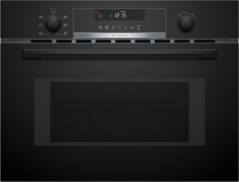 Bosch CMA585GB1, Series 6, sisseehitatud kuuma õhuga mikrolaineahi, 60 x 45 cm, must, garantiiga 5 aastat!