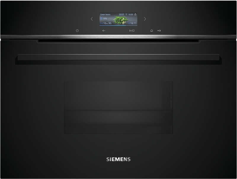 Siemens CD714GXB1, iQ700, пароварка, 60 x 45 см, черный, нержавеющая сталь, гарантия 5 лет