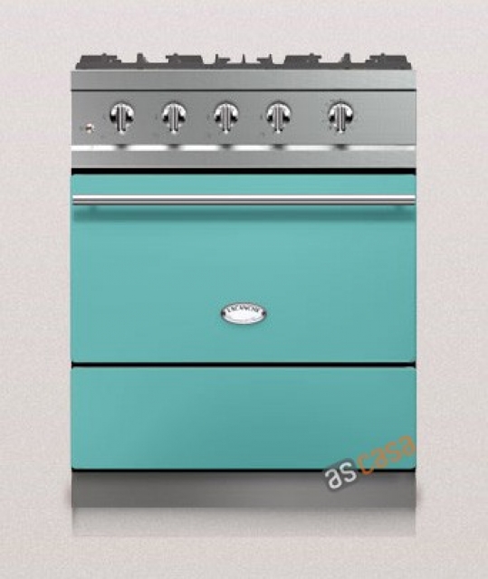 Lacanche Cormatin Modern, cooking station, 70 cm, color coral blue, with 5 year guarantee!