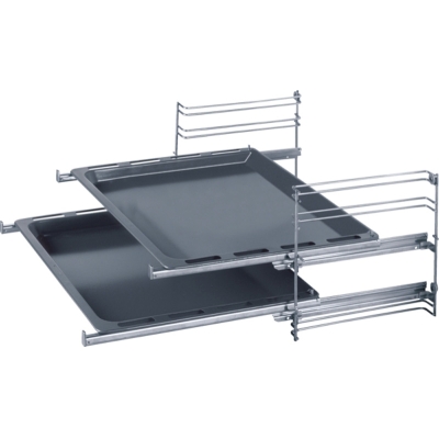 Siemens HZ438201, telescopic extension, 2-fold, stainless steel