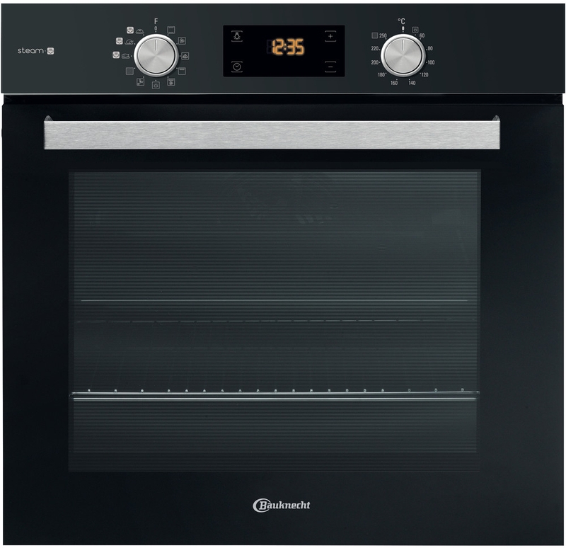 Bauknecht BAK5S KP8V2 BLG built-in oven with pyrolysis and steam functions, EEK: A+, with 5 year guarantee!