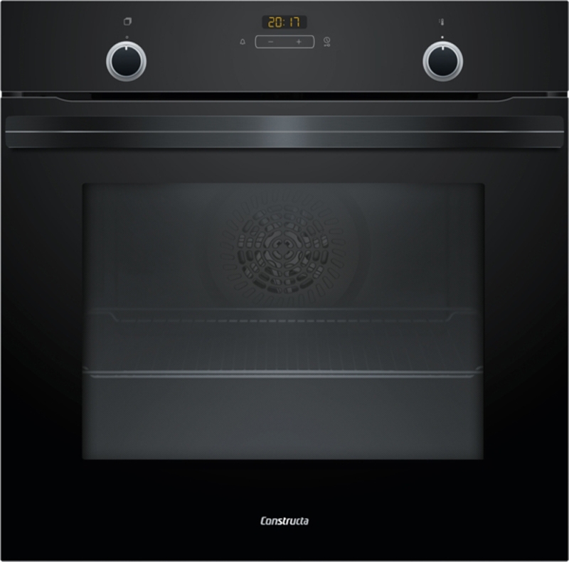 Constructa CF4A60062, built-in oven, black glass, Hydro Clean, EEK: A, with 5 year guarantee!