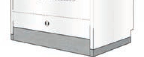 Steel 3 cm base riser for wine cellar, SA-SZ7-3-FR-Q