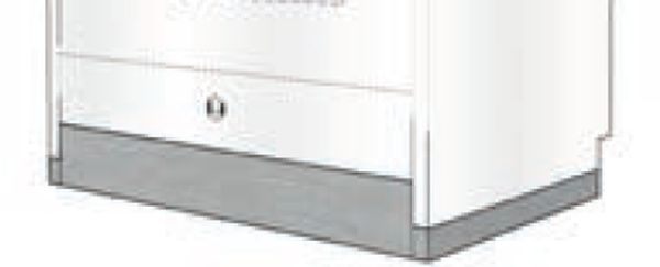 Terasest 5 cm aluse püstik nõudepesumasinale, SA-SZ7-LVS-Q