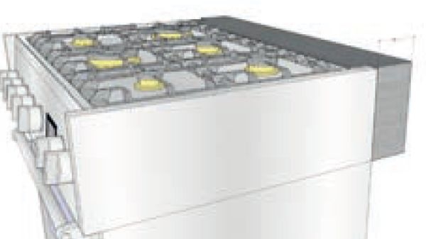 Steel end panel 10 cm depth, freestanding stoves/module - 90 cm, AA-D9