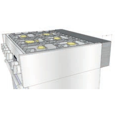 Terasest otsapaneel 10 cm sügavus - 90 cm moodul, GA-D9