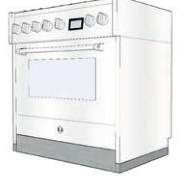 Подставка под основание из стали 3 см для печи/модуля - 100 см, SA-SZ10-3-Q