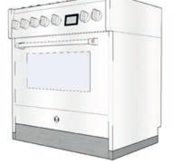 Steel 3 cm base riser for stove/module - 100/3 cm, SA-AZ10-3-T