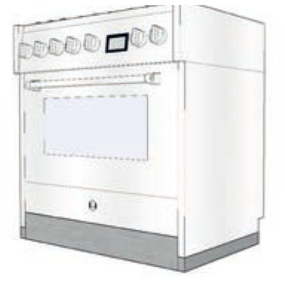 Подставка под основание из стали 5 см для печи/модуля - 120 см, SA-SZ12-Q