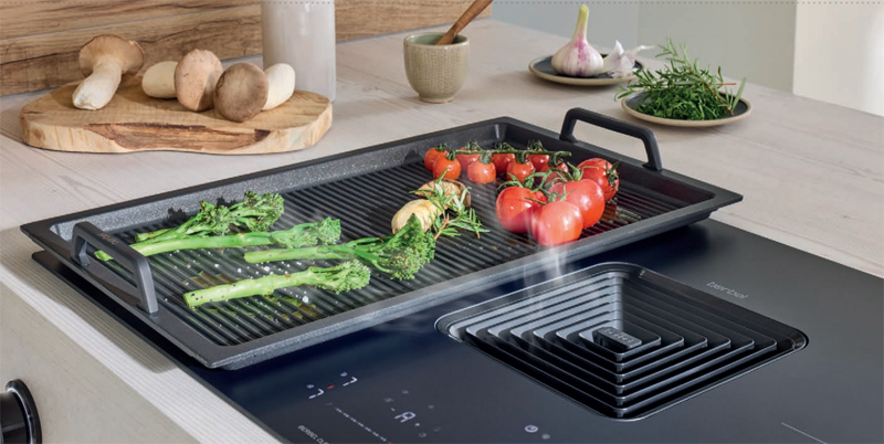 berbel grill plate BGP F MAX, ribbed, 1100100