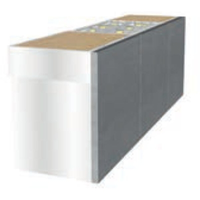 Steel back panel stainless steel 70 cm, SA-BP7