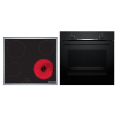 Bosch HBD230CR63, SET sisseehitatud ahi HBA510BA3 + elektripliit PKE645BA2E, kr: A, garantiiga 5 aastat!