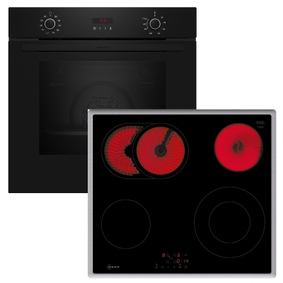 Neff BX46PB0, SET sisseehitatud ahi B2CCG6AK3 ja klaaskeraamiline pliit T16SBN1L0, kr: A+, garantiiga 5 aastat!