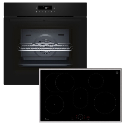 Neff BTX48PIB0, SET sisseehitatud ahi B2CCJ7AK3 ja induktsioonpliit T58SHF1L0, EEK: A+, garantiiga 5 aastat!