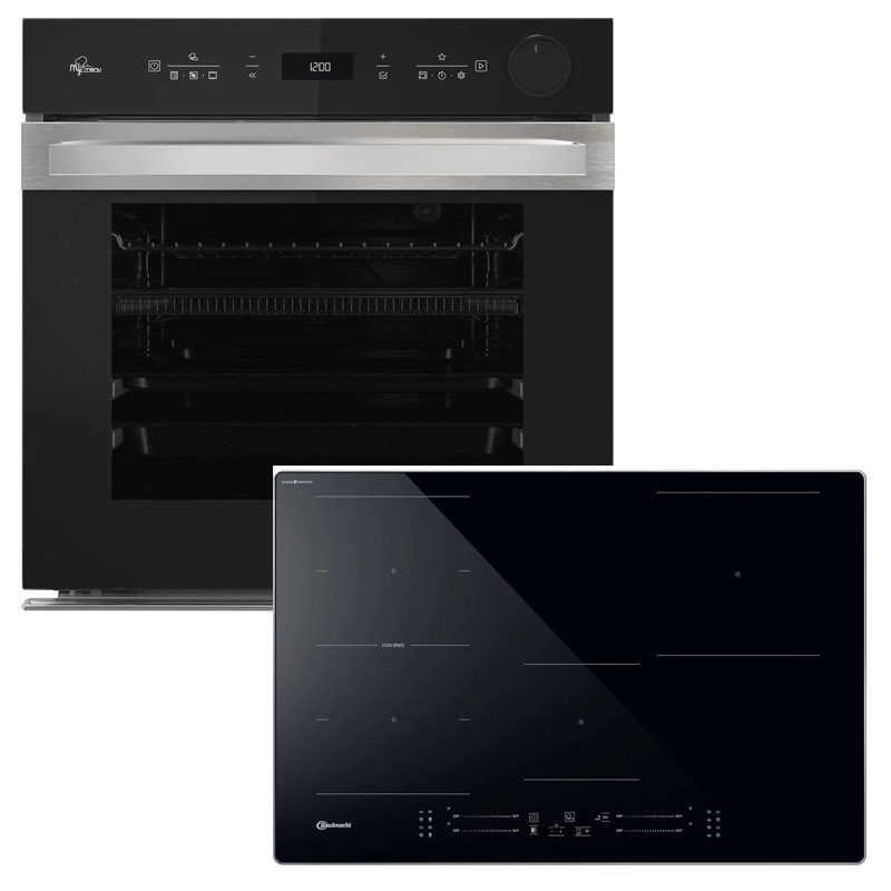 Bauknecht BAKO AirFry XL, ahju/pliidiplaadi komplekt, BIK5S DP8F2 ES ja BS 2677F CPAL, EEK: A+, garantiiga 5 aastat!