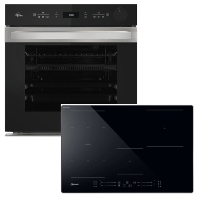 Bauknecht BAKO AirFry XL, ahju/pliidiplaadi komplekt, BIK5S DP8F2 ES ja BS 2677F CPAL, EEK: A+, garantiiga 5 aastat!