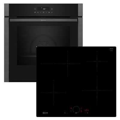 Neff 3MIOSH60IP, SET sisseehitatud ahi B5ACJ7AG3 ja induktsioonpliit T56PHF1C0, EEK: A+, GARANTIIGA 7 AASTA