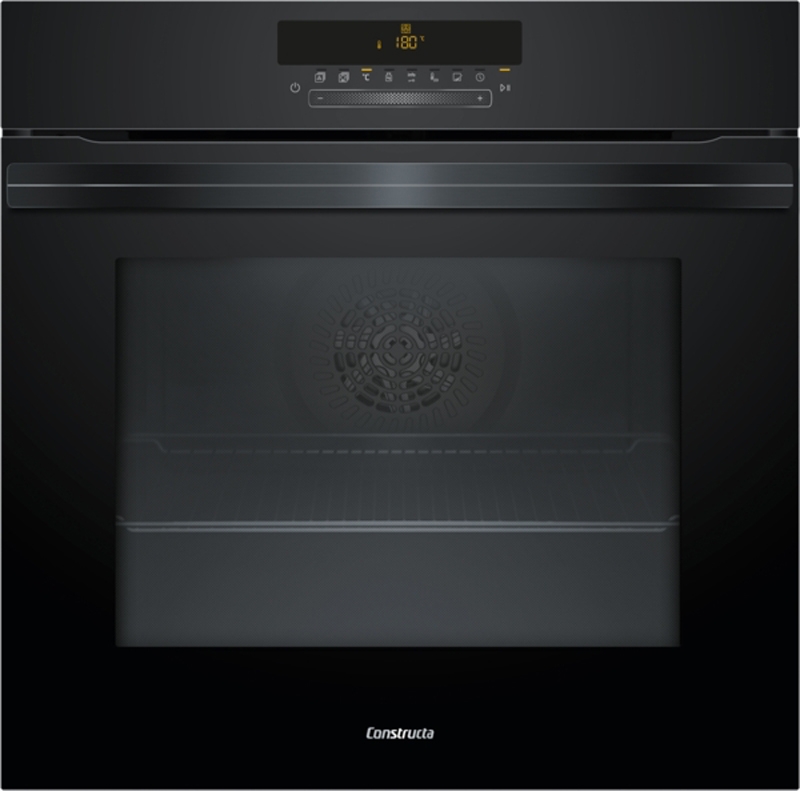 Constructa CF4M98062, built-in oven, black, pyrolysis, EEK: A, with 5 year guarantee!