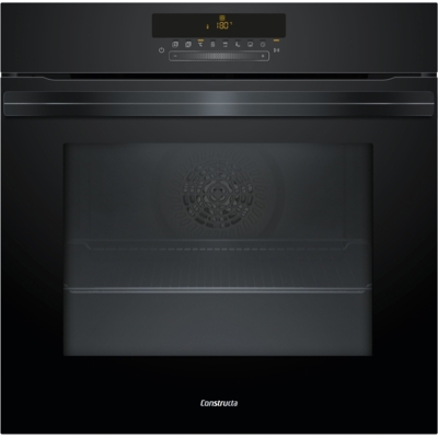 Constructa CF4M98062, встраиваемый духовой шкаф, черный, пиролиз, EEK:A, с гарантией 5 лет!