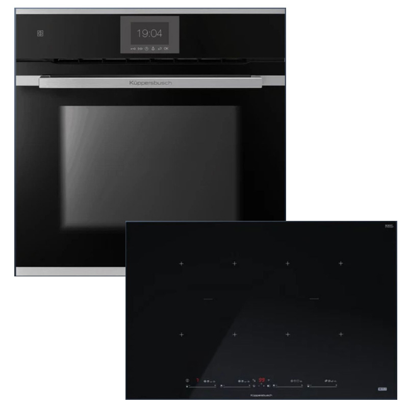 Küppersbusch BP550IS88S-S1AF oven/hob set BP6550.0S1 AirFry and KI8880.1SR, stainless steel kit, with 5 year guarantee!