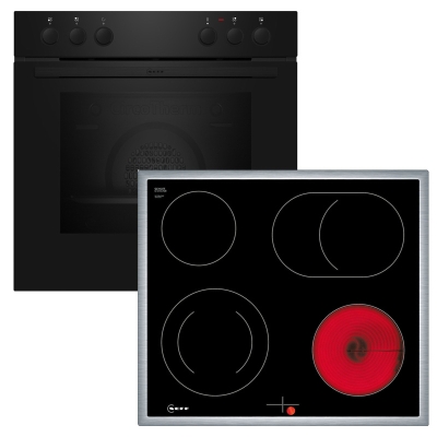 Neff EX1B0, SET sisseehitatud pliit E1DCA0AK3 ja klaaskeraamiline pliit M16SRF0L0, kr: A, garantiiga 5 aastat!