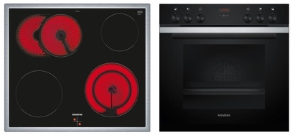 Siemens EQ211KA11, SET iQ300 встраиваемая плита HE213ABS3 + электроварочная панель EA64RGNA1E, EEK: А+, с гарантией 5 лет!