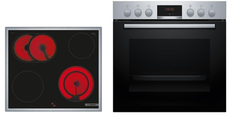 Bosch HND411LR63, SET sisseehitatud pliit ja elektripliit, HEA513BR3 + NKN645GA2E, garantiiga 5 aastat!