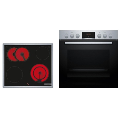 Bosch HND411LR63, SET sisseehitatud pliit ja elektripliit, HEA513BR3 + NKN645GA2E, garantiiga 5 aastat!