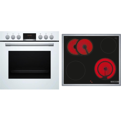 BOSCH HND411LW63, SET sisseehitatud pliit HEA513BW3 + elektripliit NKN645GA2E, garantiiga 5 aastat!